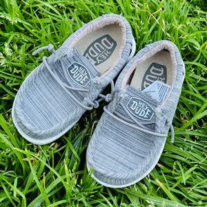 Toddler Hey Dude Wally Grey Shoes